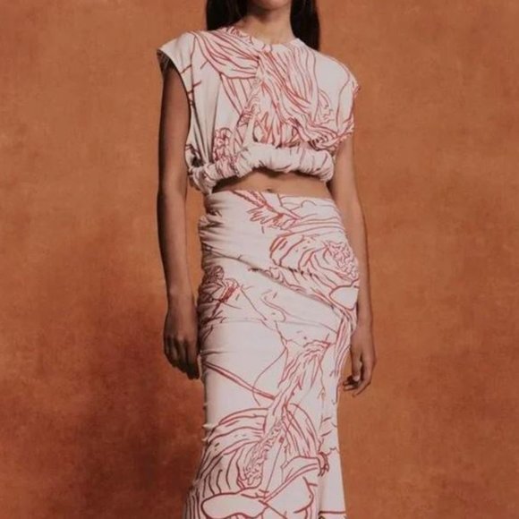 Christopher Esber Dresses & Skirts - NWT Christopher Esber - Sculpted Twisted Tank Dress In Odyssey Print